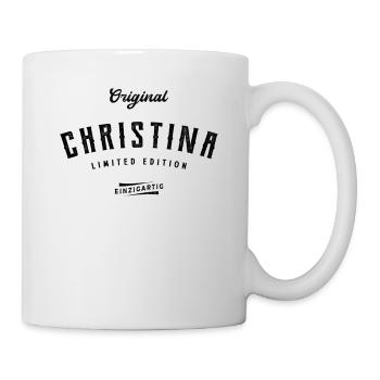 Christina Limited Edition - Tasse - Weiß - Rechts