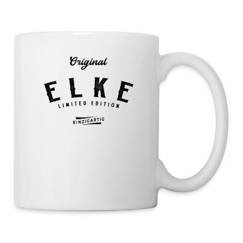 Elke Limited Edition - Tasse - Weiß - Rechts