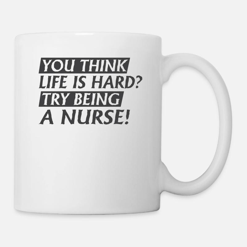 Versuch eine Krankenschwester zu sein - Tasse - Weiß