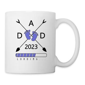 Papa 2023 - Mug blanc - blanc - Droite