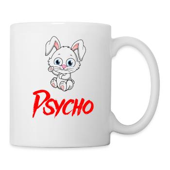 PSYCHO HASE Halloween Apokalypse Horror Monster - Tasse - Weiß - Rechts