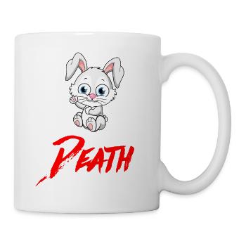 DEATH HASE Halloween Apokalypse Horror Monster - Tasse - Weiß - Rechts