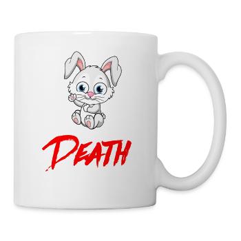 DEATH HASE Halloween Apokalypse Horror Monster - Tasse - Weiß - Rechts