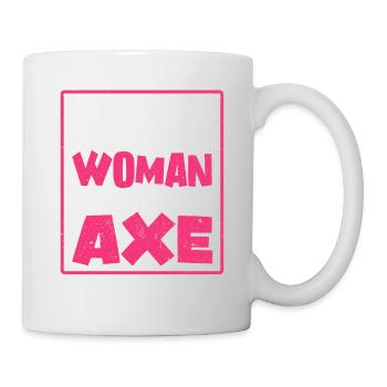 Axt Werfer Axt Werfen Mutter Mama Axt Geschenk - Tasse - Weiß - Rechts