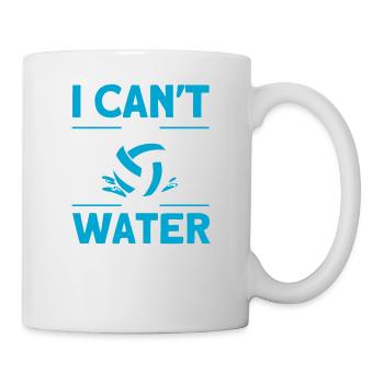 Wasserball Wassersport Polo Schwimmen - Tasse - Weiß - Rechts