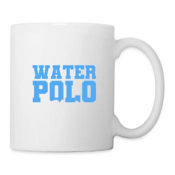 Wasserball Wassersport Polo Schwimmen - Tasse - Weiß - Rechts