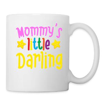 Mommy's Little Darling Cute Kiddie Stars Kids - Mug - white - Right