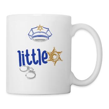 Patrouilleur de police pour enfants de la petite aide de l’agent - Mug blanc - blanc - Droite