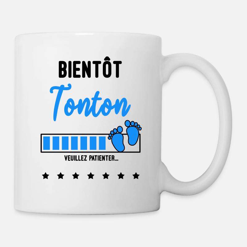 bientôt Tonton - Mug blanc - blanc