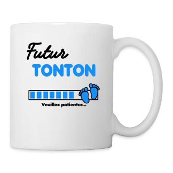futur Tonton Annonce grossesse - Mug blanc - blanc - Droite
