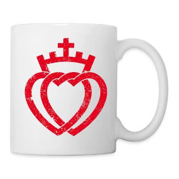 Herzen - VINTAGE / Pays-de-la-Loire - Tasse - Weiß - Rechts