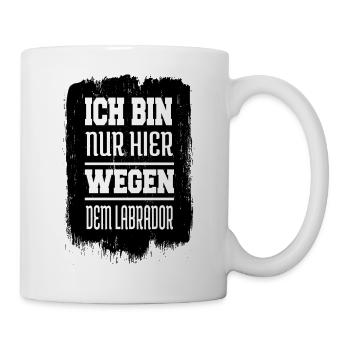 bachhund hunderasse statement pfote geburtstag - Tasse - Weiß - Rechts