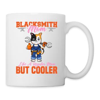 Blacksmith Mom Like A Regualr Mom But Cooler - Mug - white - Right