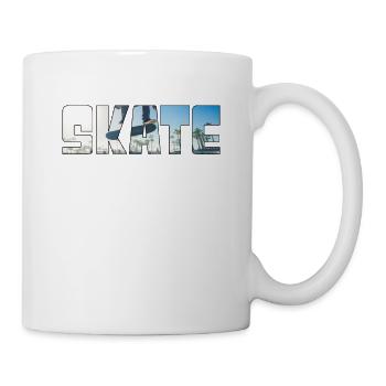 Skateboarding - Tasse - Weiß - Rechts