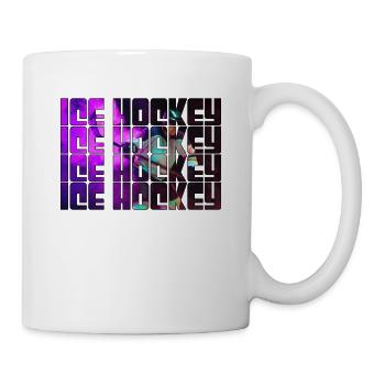 Eishockey - Tasse - Weiß - Rechts