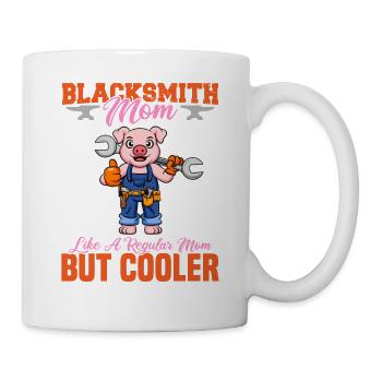 La mère forgeron aime une maman régulière mais plus cool - Mug blanc - blanc - Droite