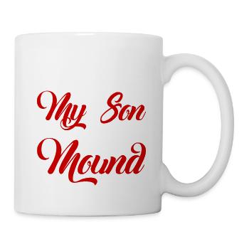 C’est mon fils sur le monticule 4 - Mug blanc - blanc - Droite