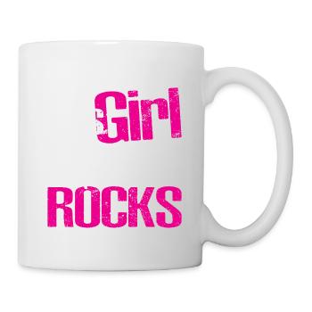 Cette fille s’arrête pour Rocks 4 - Mug blanc - blanc - Droite