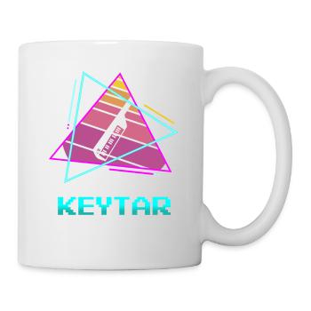 Retro Vintage Classic Keytar Player Instrument - Mug - white - Right