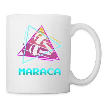 Retro Vintage Classic Maraca Player Instrument - Mug - white - Right