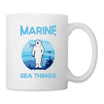 Meeresbiologe Ozean Geschenk Meeresbiologie - Tasse - Weiß - Rechts