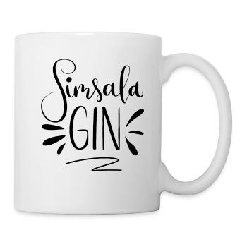 Simsala Gin - Prost es gibt Gin, Ginliebhaber/in - Tasse - Weiß - Rechts