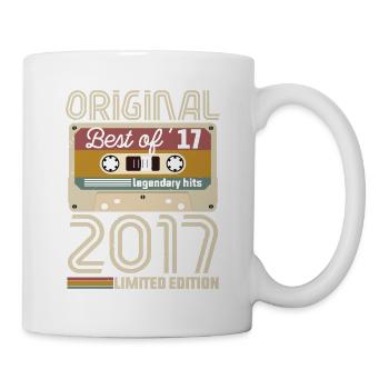 Vintage Geburtstag Original Geschenkidee 2017 - Tasse - Weiß - Rechts