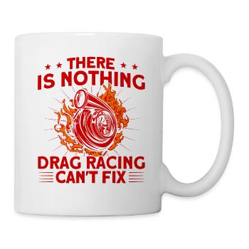 Drag Racing Drag Racer Rennwagen Geschenk - Tasse - Weiß - Rechts