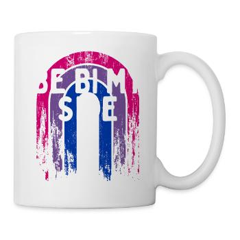 Be Bi My Side Bisexual LGBTQ Bi Pride LGBT - Mug - white - Right