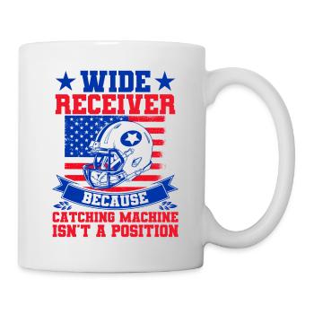 American Football Mannschaft Football Spiel Americ - Tasse - Weiß - Rechts