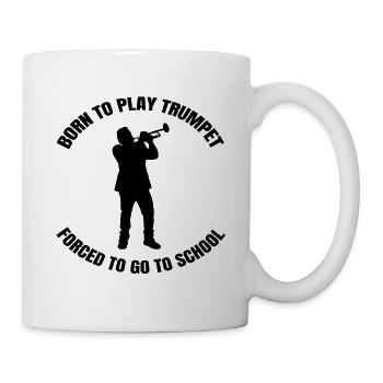Trumpet Funny Musician Saying Music Instrument - Mug - white - Right