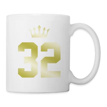 32 Number crown - Mug - white - Right
