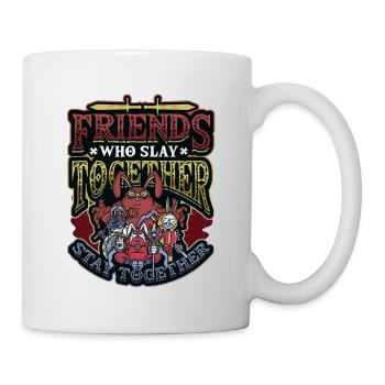 Friends who are together stay together. - Mug - white - Right