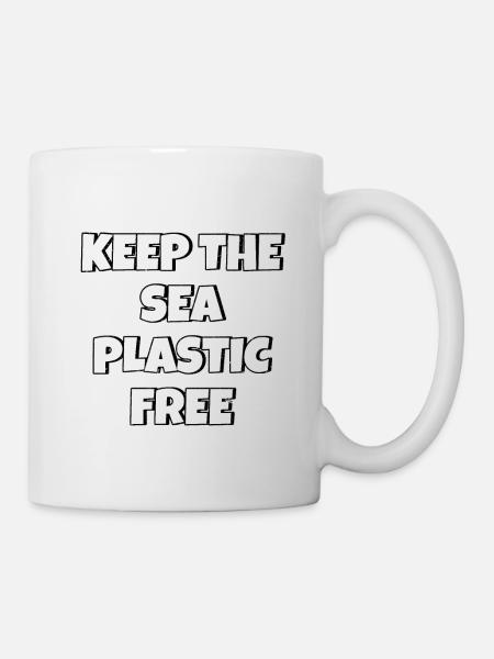Keep The Sea Plastic Free Umweltschutz Meer retten - Kop/krus - hvid