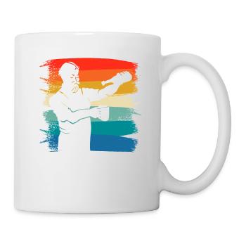 Retro Vintage Classic Bartender Bartending - Tasse - Weiß - Rechts