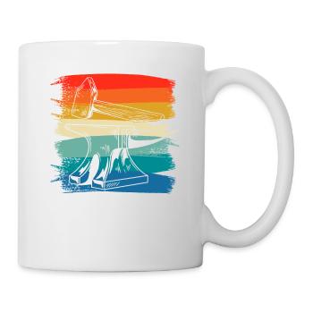 Retro Vintage Classic Blacksmith Blacksmithing - Tasse - Weiß - Rechts