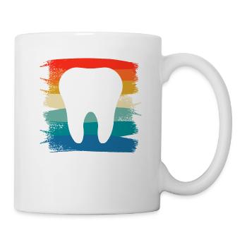 Retro Vintage Classic Dentist Dentistry - Mug - white - Right