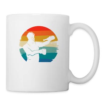 Retro Vintage Classic Bartender Bartending - Tasse - Weiß - Rechts