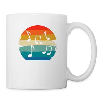 Retro Vintage Classic Composer Music Composing - Mug - white - Right