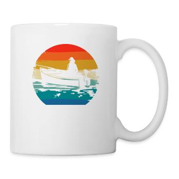 Retro Vintage Classic Fisherman Fishing - Mug - white - Right
