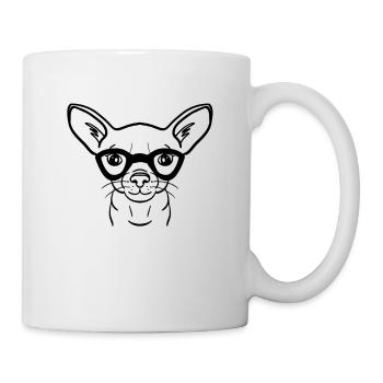 Clever Chihuahua dog - Mug - white - Right