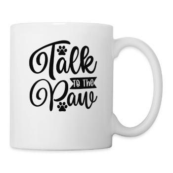 Parlez à votre patte - Mug blanc - blanc - Droite