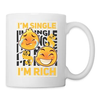 Solo, Célibataire Hommes + Femmes, Premier Rendez-vous, Reich - Mug blanc - blanc - Droite
