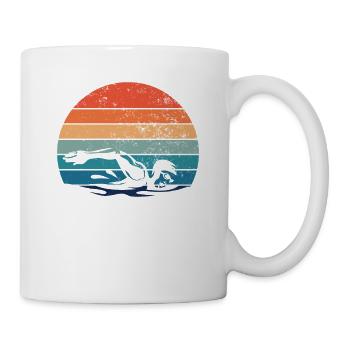 Schwimmen Trainer, Coaches Schwimmerin Schwimmer - Tasse - Weiß - Rechts