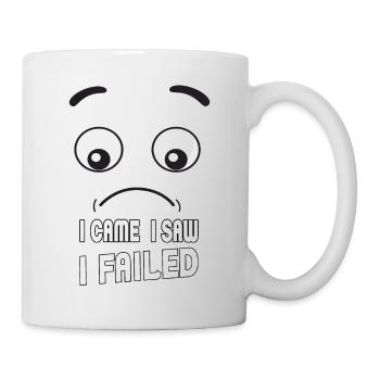 I came, I saw, I failed. I came, saw and - Mug - white - Right