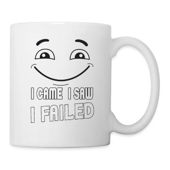 I came, I saw, I failed. I came, saw and - Mug - white - Right