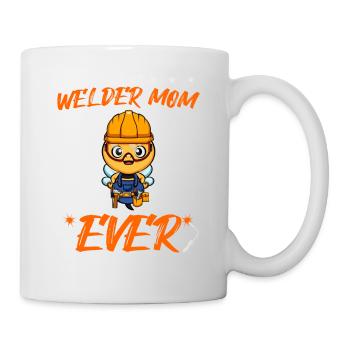 Best Welder Mom Ever Metal Work Crafts Mother - Mug - white - Right