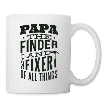 Mr Fix It Funny Dad Outils de fête des pères - Mug blanc - blanc - Droite