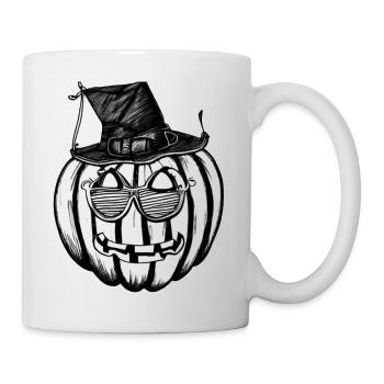 Halloween Spooky Pumpkin Lantern 1 - Mug - white - Right
