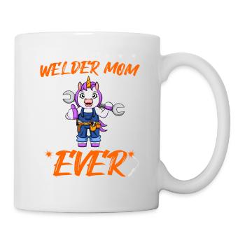 Best Welder Mom Ever Metal Work Crafts Mother - Mug - white - Right